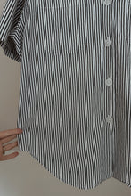 1990's DOCKERS STRIPE COTTON POPLIN | SIZE M/L