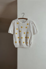 1990's RAMIE COTTON SUNFLOWER KNIT TEE