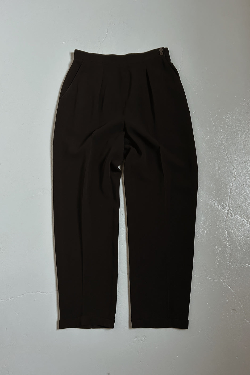 1990's CLASSIC BLACK JONES PLEATED TROUSERS | SIZE 29