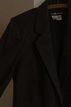 1990's CHARCOAL PURE WOOL BLAZER | SIZE M