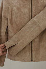 Y2K CAMEL SUEDE JACKET | SIZE S