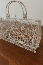 1970's METAL SCRIBBLE WIRE HANDBAG