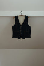 1970's NELSON SHERPA DENIM VEST | SIZE M