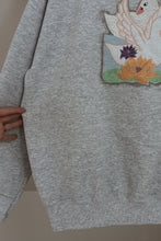 1990's SWAN EMBROIDERED ART TEACHER RAGLAN | SIZE XL