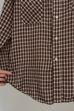 1970's LEVI'S METALLIC PLAID WESTERN SHIRT | SIZE M