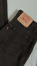 1990's LEVI'S 521 STOVEPIPE BLACK DENIM | SIZE 29