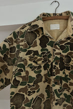 EARLY 1980's FROG SKIN CAMO SHIRT JACKET | SIZE M