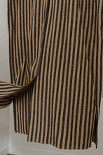 1990's LIMITED RAW SILK STRIPE DUSTER DRESS | SIZE XS/S
