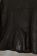 1990's WILSONS BLACK BUTTERY SOFT LEATHER JACKET | SIZE M