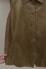 Y2K WESTERN SUEDE VEST | SIZE M