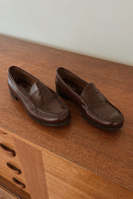 1980's OXBLOOD BASS LEATHER PENNY LOAFERS | SIZE 6.5