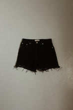 1990's CLASSIC LONDON BLACK DENIM CUTOFFS | SIZE 28