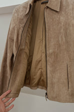 Y2K CAMEL SUEDE JACKET | SIZE S