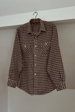 1970's LEVI'S METALLIC PLAID WESTERN SHIRT | SIZE M