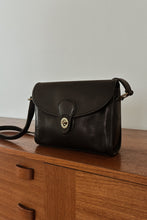 1980's COACH BLACK LEATHER DEVON BAG