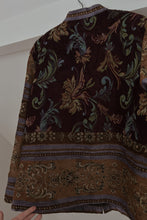 Y2K FLORAL BROCADE TAPESTRY JACKET | SIZE L