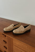 Y2K FRINGE SUEDE LUG SOLE LOAFERS | SIZE 7