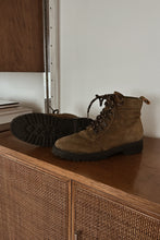 RARE INKERMAN OLIVE SUEDE HIKER BOOTS | SIZE 9