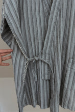 1980's EGYPTIAN LINEN ROBE STYLE JACKET | SIZE M