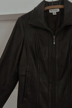 1990's BLACK LAMBSKIN LEATHER JACKET | SIZE M