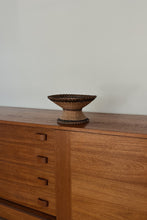 MID CENTURY WOVEN WICKER FRUIT BASKET