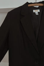 Y2K PURE IRISH LINEN CLASSIC BLACK BLAZER | SIZE M