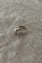 1970's 925 STERLING SILVER MODERNIST CAVIAR RING | SIZE 6.5