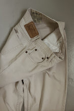 1990's EDDIE BAUER KHAKI COTTON GARDEN DENIM | SIZE 29