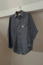 1970's DEADSTOCK BIG MAC CHAMBRAY WORK SHIRT | SIZE S/M