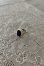 1950's 925 STERLING + LAPIS RING | SIZE 9