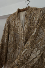 1990's LAURA ASHLEY GOLD BROCADE JACKET | SIZE M/L