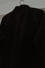 Y2K BLACK CORD ZIP JACKET | SIZE M