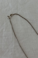 1970's STERLING + AMBER PENDANT ON 925 STERLING SILVER CHAIN