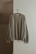 1990's ICE GREY COTTON KNIT JUMPER