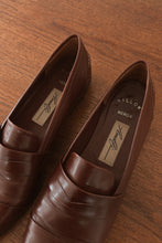 1970's AMALFI OXBLOOD ITALIAN LEATHER LOAFERS | SIZE 8
