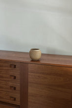 1990's HAND CAST TEXTURED CERAMIC JAR