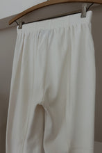 1980's RIBBED COTTON STIRRUP LEGGINGS | SIZE S