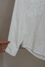 1980's ILIO COTTON FLORAL JACQUARD SHIRT | SIZE M