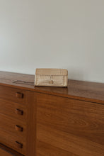 1990's TANNER ITALIAN EMBOSSED LEATHER BAG | CHAIN STRAP