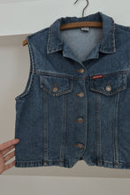 1990's GUSTO DENIM VEST | SIZE S/M