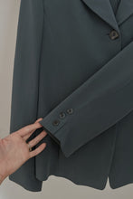 1990's PURE SILK JONES SOFT TEAL BLAZER | SIZE M