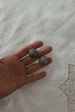 1980's BRUTALIST STERLING SILVER ROPE DOME POSTS