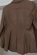 1970's RARE ETIENNE AIGNER LEATHER BLAZER JACKET | SIZE S/M