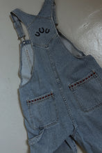 Y2K HORSE EMBROIDERED DENIM OVERALLS | SIZE S