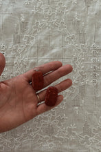 1980's CORAL + 925 STERLING DROP EARRINGS