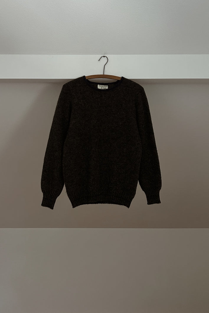 1960's PRINGLE SCOTTISH WOOL MARL KNIT JUMPER | SIZE M