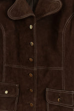 1960's CHOCOLATE SUEDE WESTERN STITCH JACKET