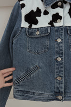 1990's BACCINI COW YOKE DENIM JACKET | SIZE S