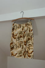 1990's PURE SILK FLORAL WRAP STYLE SKIRT | SIZE S