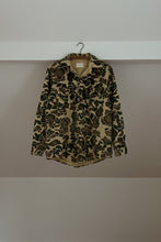 EARLY 1980's FROG SKIN CAMO SHIRT JACKET | SIZE M